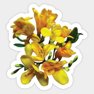 Snapdragons - Yellow Snapdragons Sticker